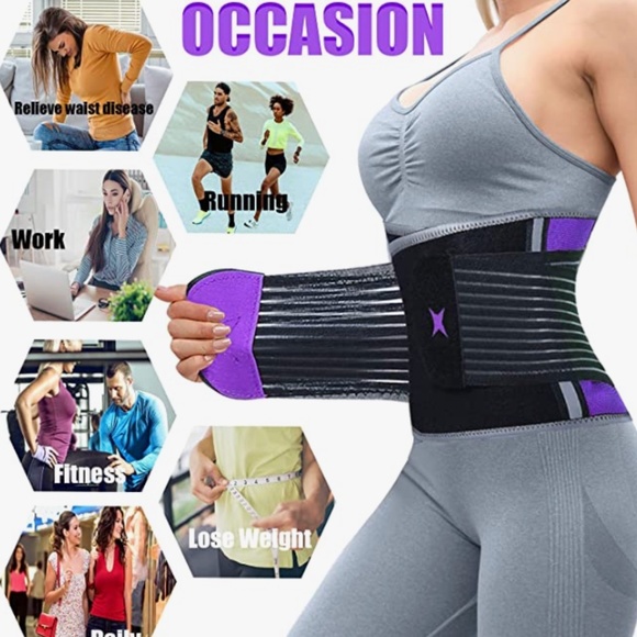 Women Waist Trainer Belt Sweat Effect Belt Waist Cincher Trimmer Slimming Body S